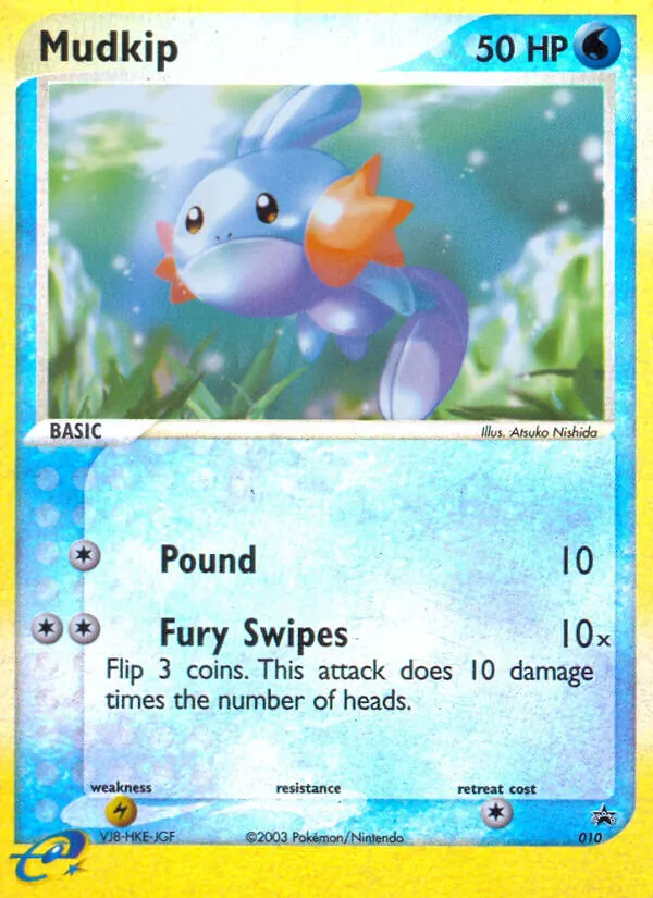 Mudkip, reverse holofoil (np-10_rh)
