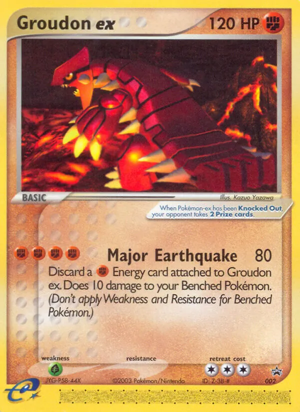 Groudon ex, normal (np-2)