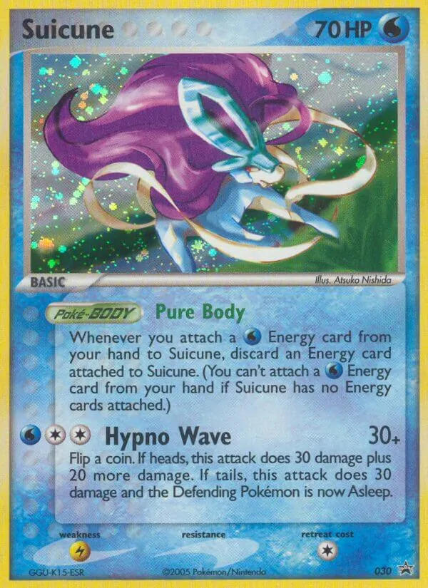 Suicune, holofoil (np-30_h)