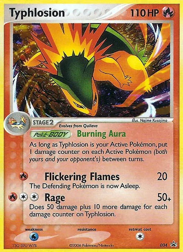 Typhlosion, holofoil (np-34_h)