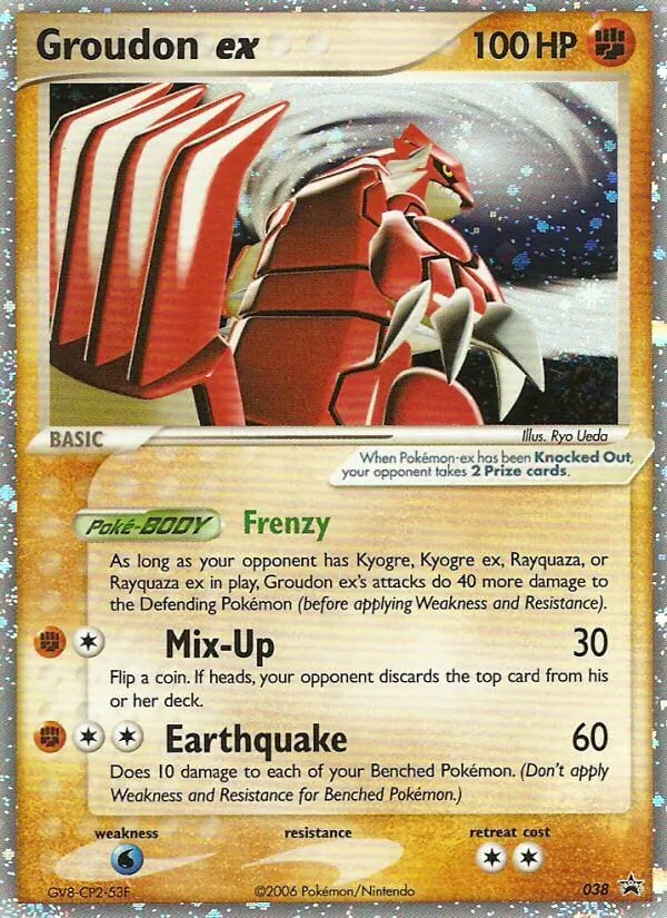 Groudon ex, holofoil (np-38_h)