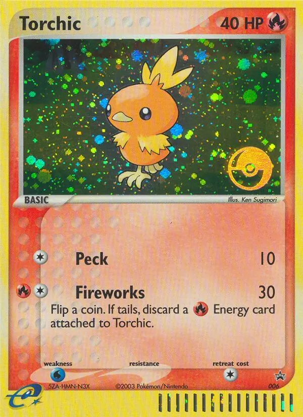 Torchic, holofoil (np-6_h)