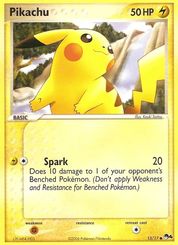 Pikachu, normal (pop4-13)
