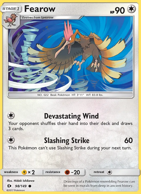 Fearow, normal (sm1-98)