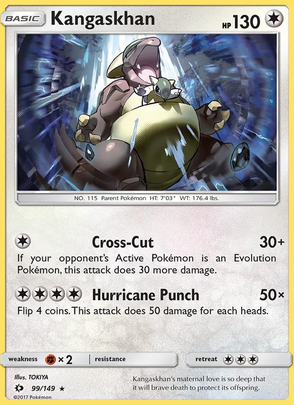 Kangaskhan, normal (sm1-99)
