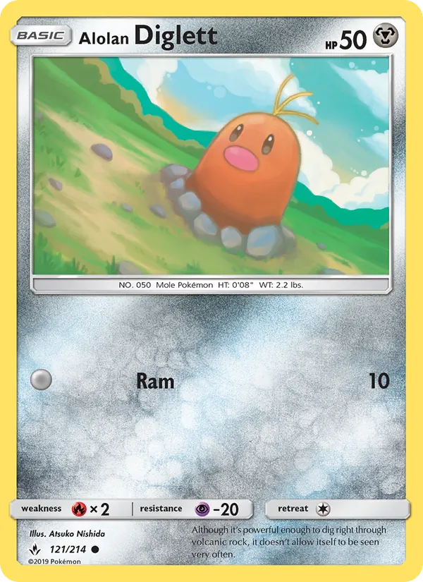 Alolan Diglett, normal (sm10-121)