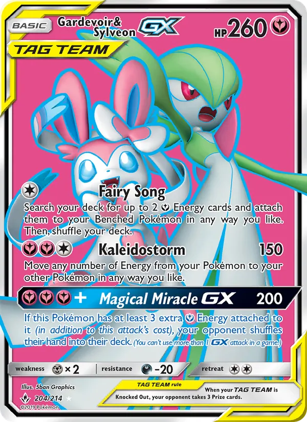 Gardevoir & Sylveon GX, normal (sm10-204)