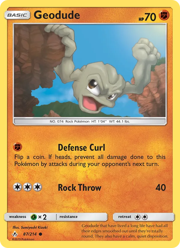 Geodude, normal (sm10-87)
