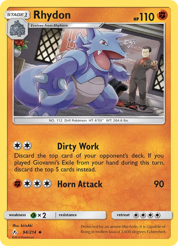 Rhydon, normal (sm10-94)