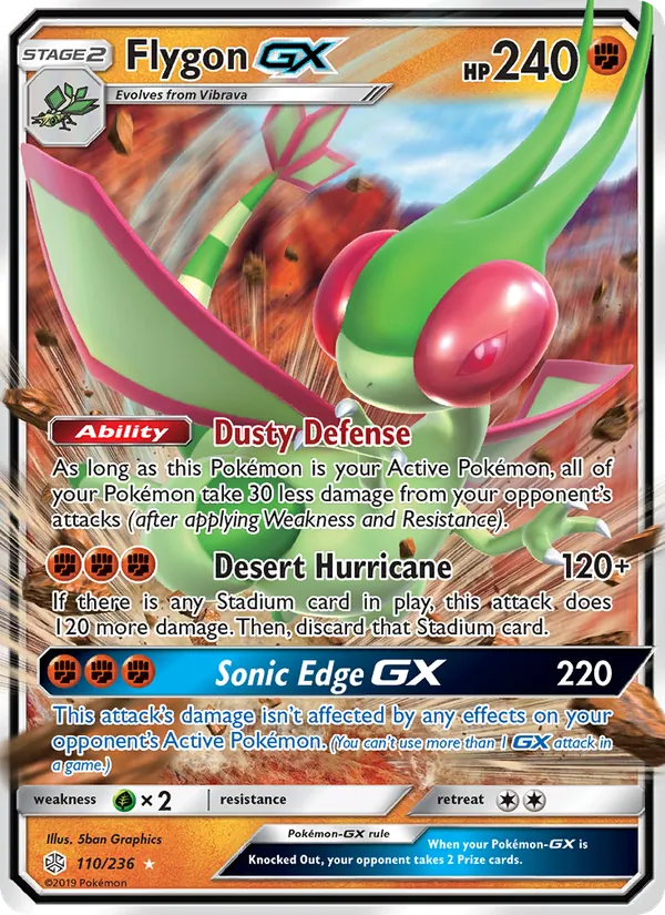 Flygon GX, normal (sm12-110)
