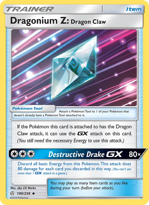 Dragonium Z: Dragon Claw, normal (sm12-190)