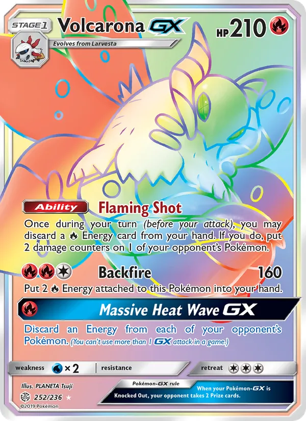 Volcarona GX, normal (sm12-252)