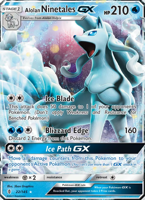 Alolan Ninetales GX, normal (sm2-22)