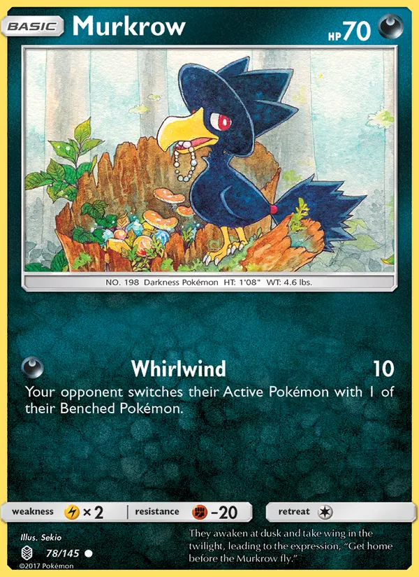 Murkrow, normal (sm2-78)