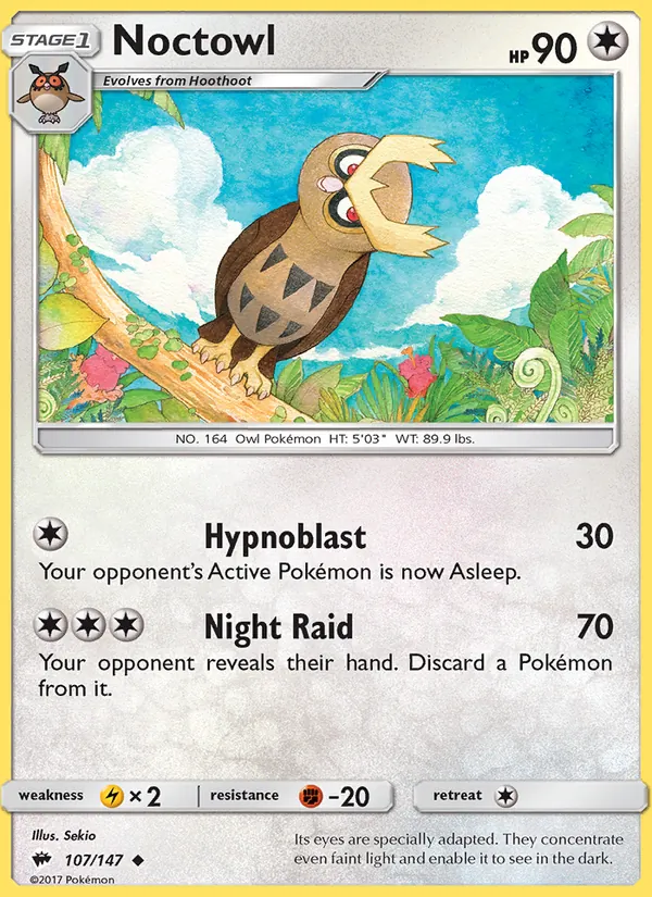 Noctowl, normal (sm3-107)