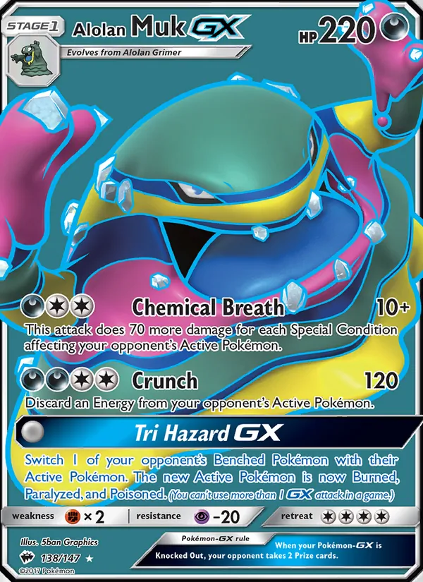 Alolan Muk GX, holofoil (sm3-138_h)