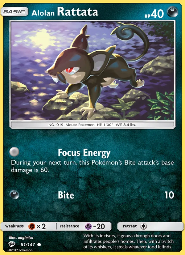 Alolan Rattata, normal (sm3-81)