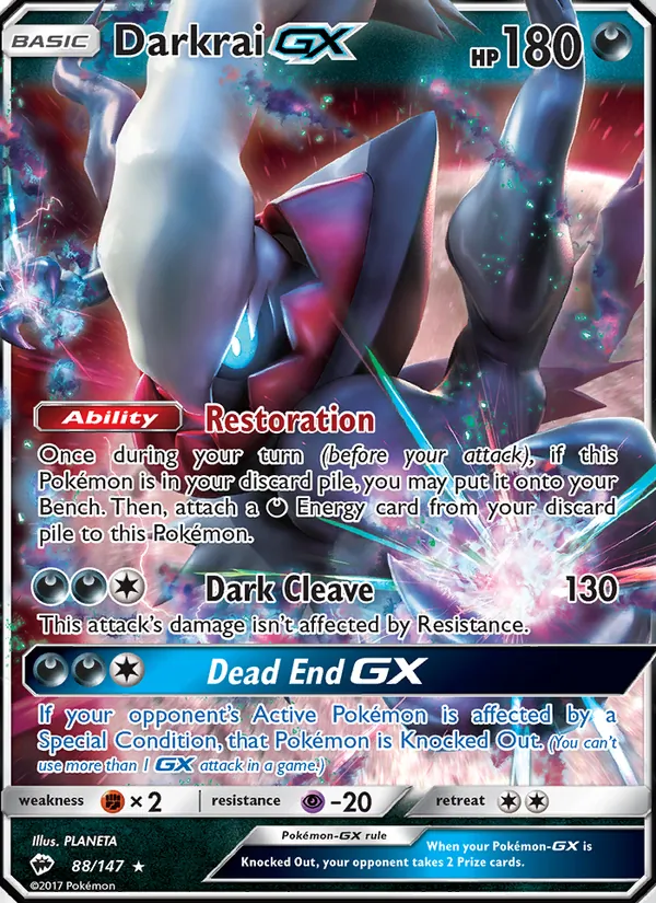 Darkrai GX, holofoil (sm3-88_h)