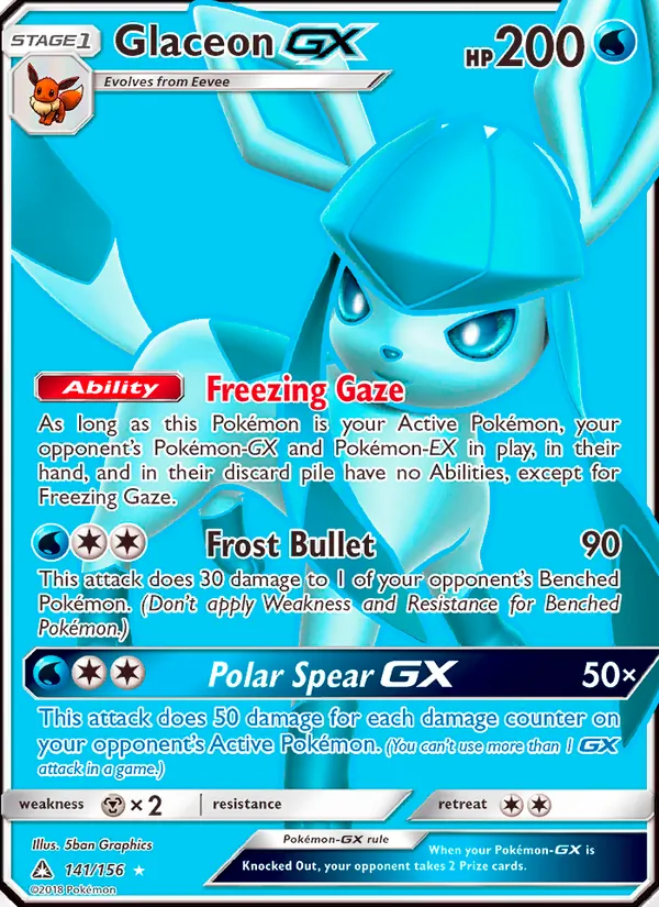 Glaceon GX, normal (sm5-141)