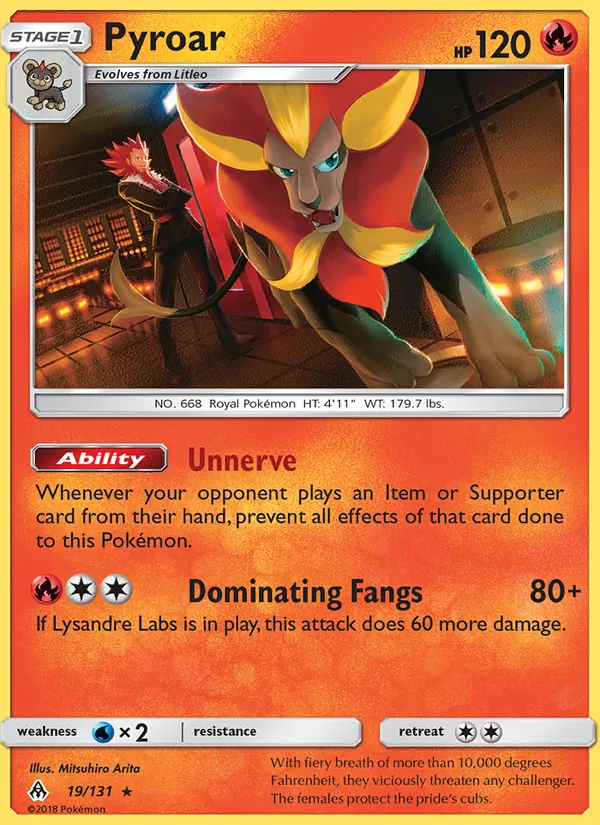 Pyroar, normal (sm6-19)