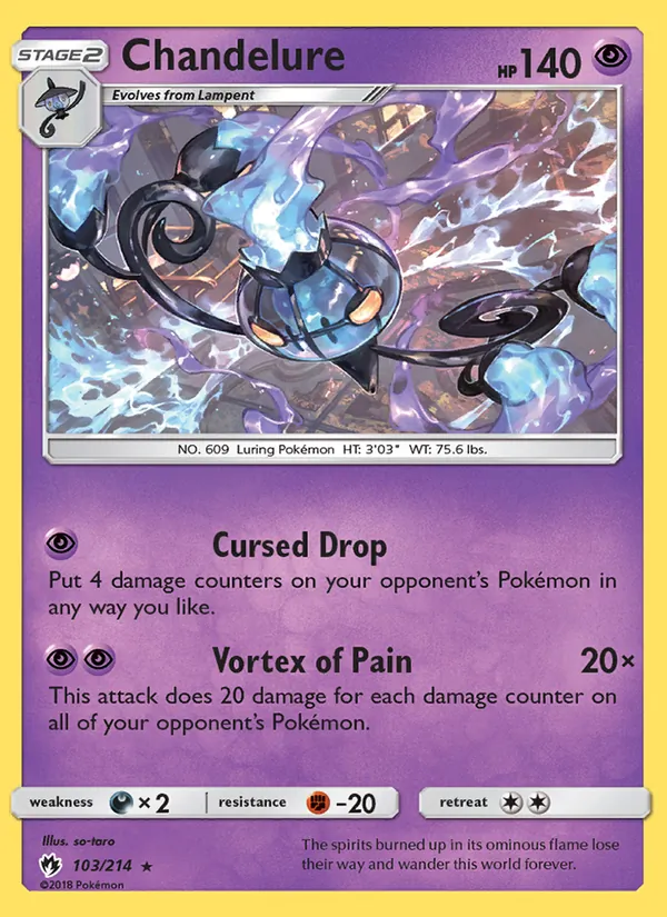 Chandelure, normal (sm8-103)