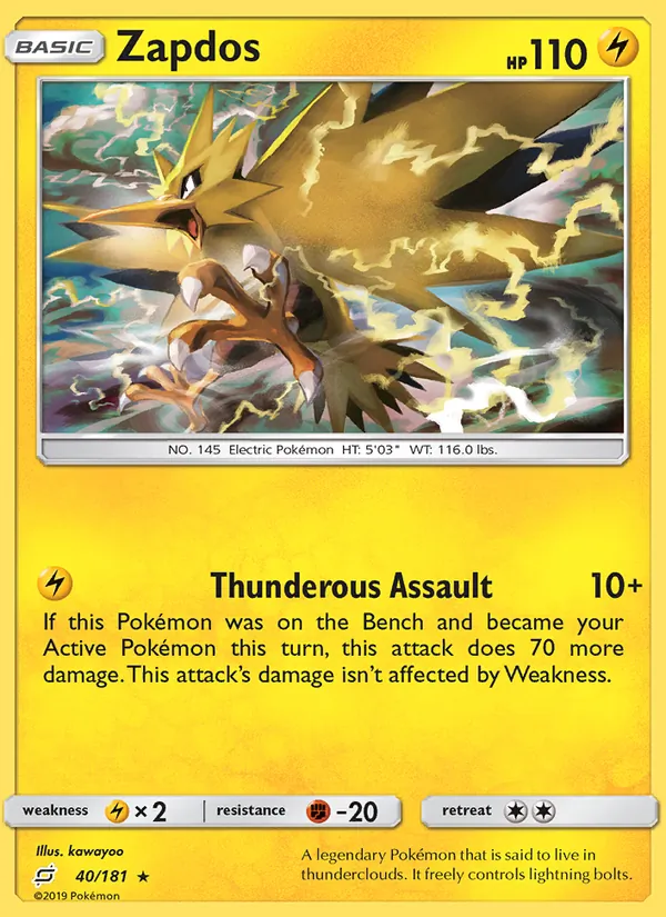 Zapdos, normal (sm9-40)