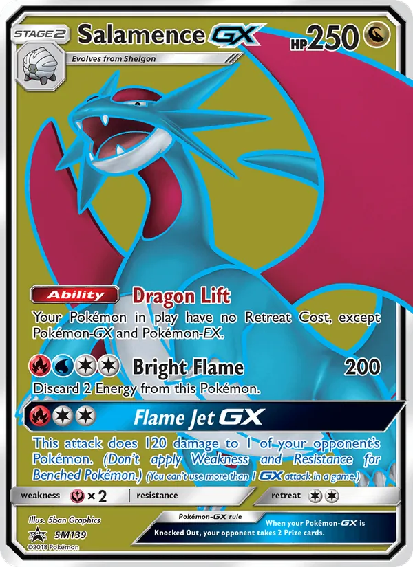 Salamence GX, holofoil (smp-SM139_h)