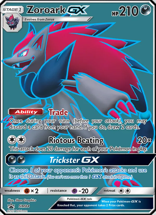 Zoroark GX, holofoil (smp-SM84_h)
