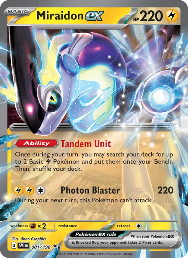 Miraidon ex (sv01-081)