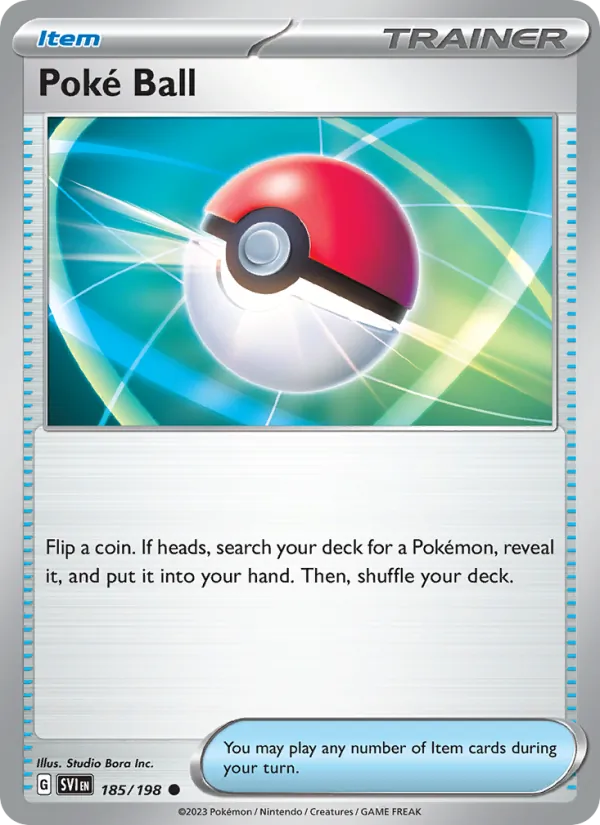 Poké Ball, normal (sv01-185)