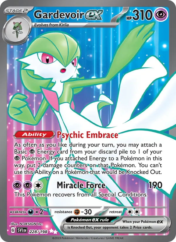 Gardevoir ex, holofoil (sv01-228_h)