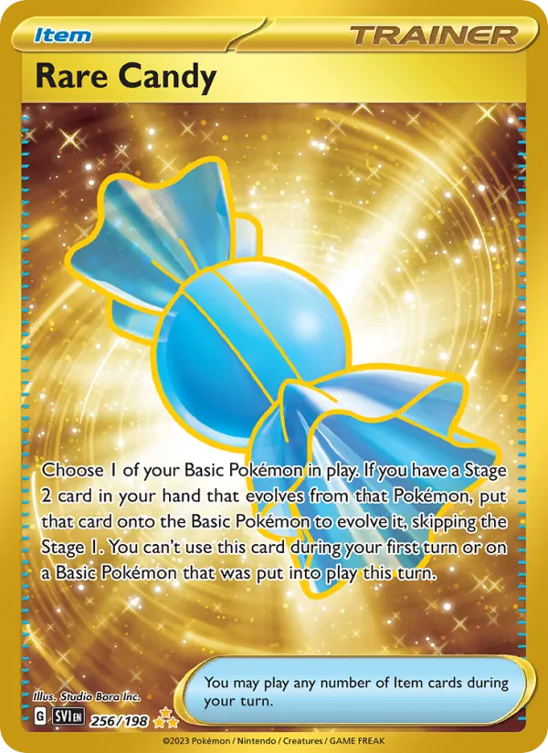 Rare Candy, holofoil (sv01-256_h)