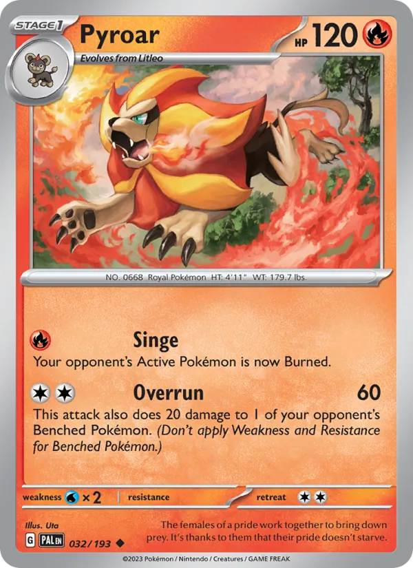 Pyroar, normal (sv02-032)