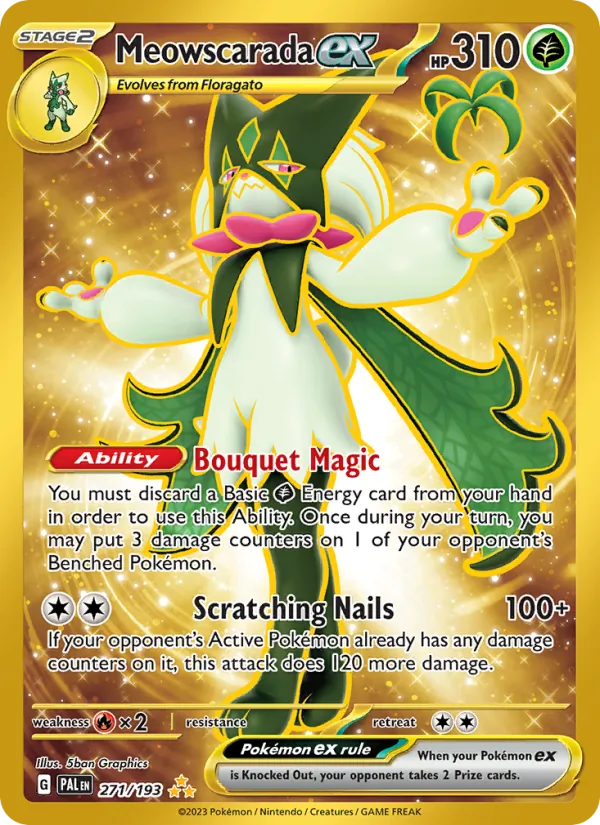 Meowscarada ex, holofoil (sv02-271_h)