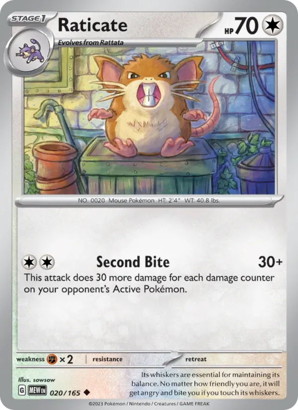 Raticate, normal (sv03.5-020)