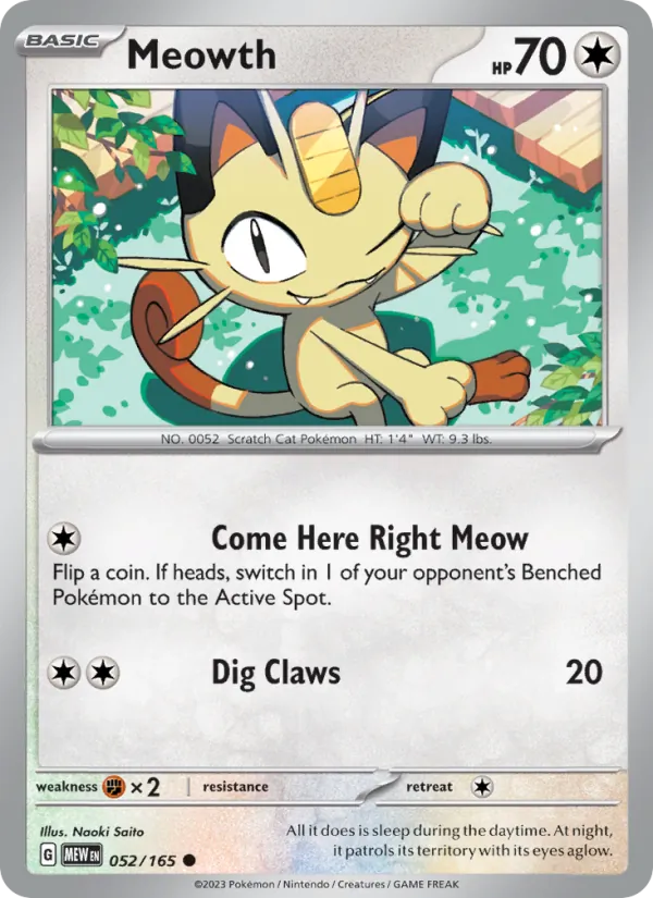 Meowth, normal (sv03.5-052)