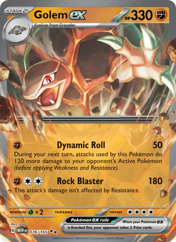 Golem ex, holofoil (sv03.5-076_h)
