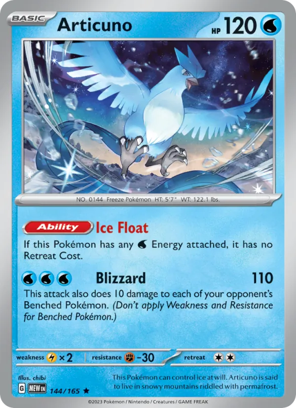 Articuno, holofoil (sv03.5-144_h)