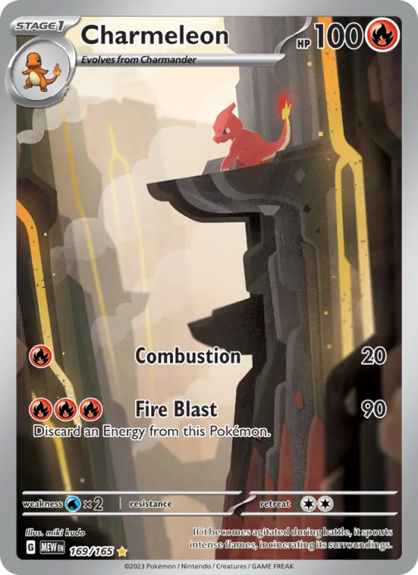 Charmeleon, holofoil (sv03.5-169_h)