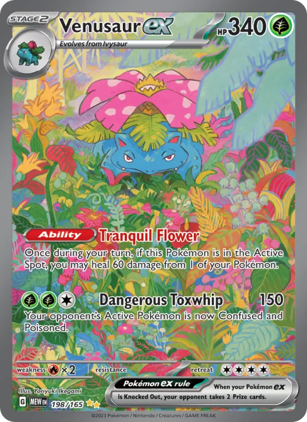 Venusaur ex, holofoil (sv03.5-198_h)