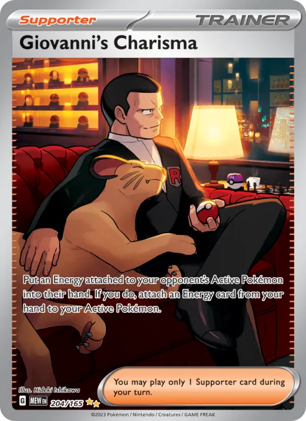 Giovanni's Charisma, holofoil (sv03.5-204_h)