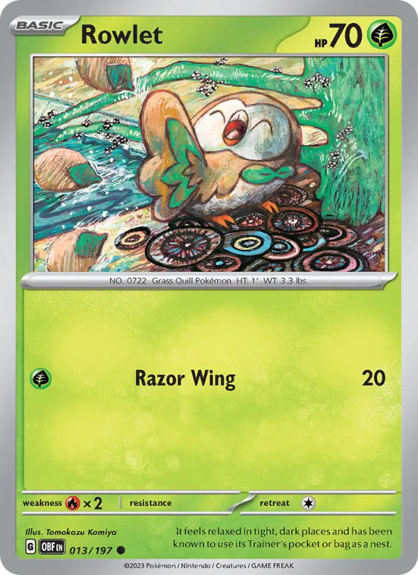 Rowlet, normal (sv03-013)