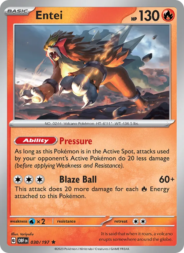 Entei, holofoil (sv03-030_h)