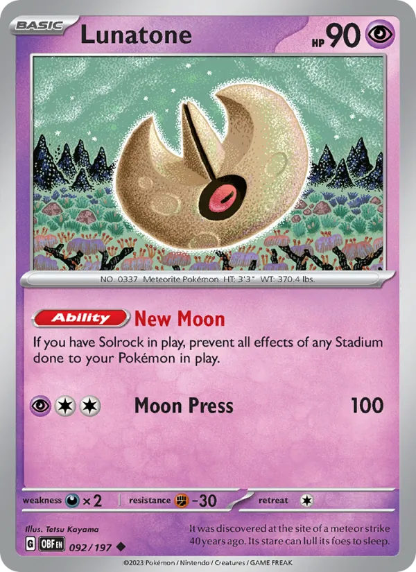 Lunatone, normal (sv03-092)