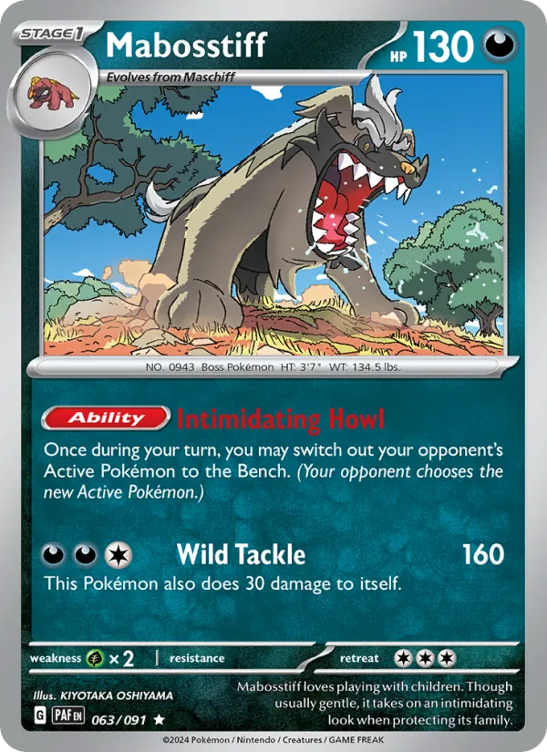 Mabosstiff, holofoil (sv04.5-063_h)