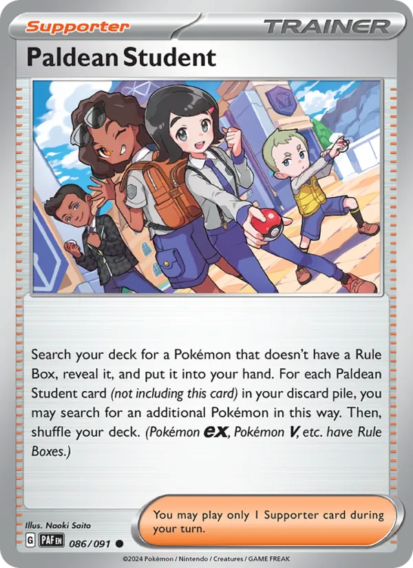 Paldean Student, normal (sv04.5-086)