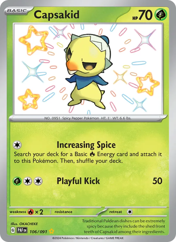 Capsakid, holofoil (sv04.5-106_h)