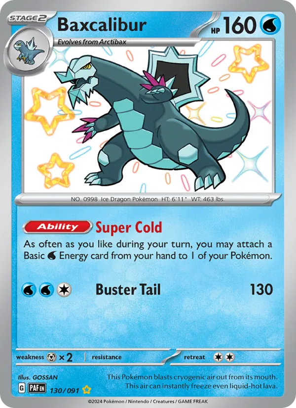 Baxcalibur, holofoil (sv04.5-130_h)