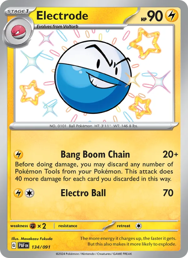 Electrode, holofoil (sv04.5-134_h)