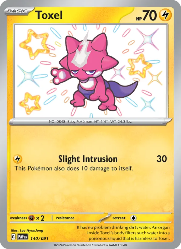 Toxel, holofoil (sv04.5-140_h)